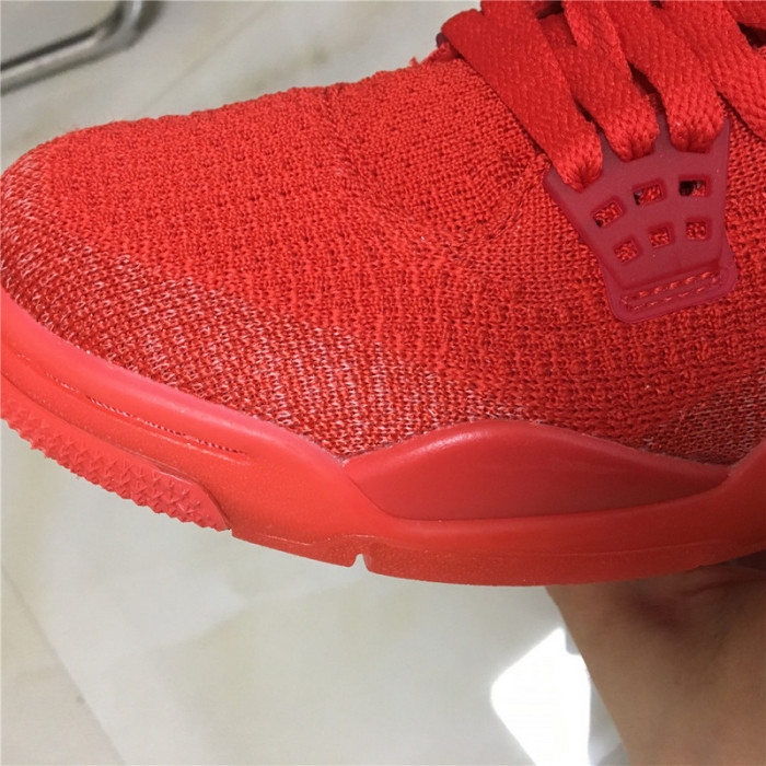 air jordan 4 flyknit “red” aq3559-600