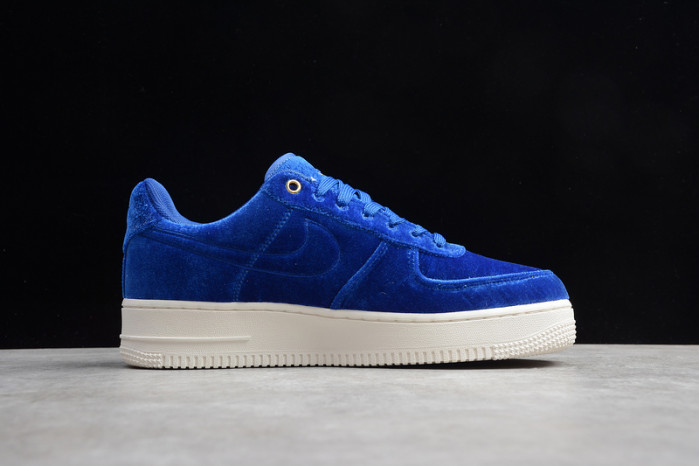 air force 1 low premium 3 velour blue void at4144-400