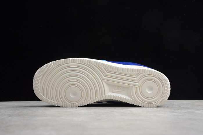 air force 1 low premium 3 velour blue void at4144-400