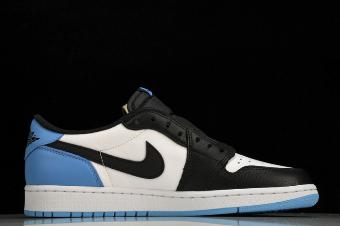jordan 1 retro low og black dark powder blue cz0790-104