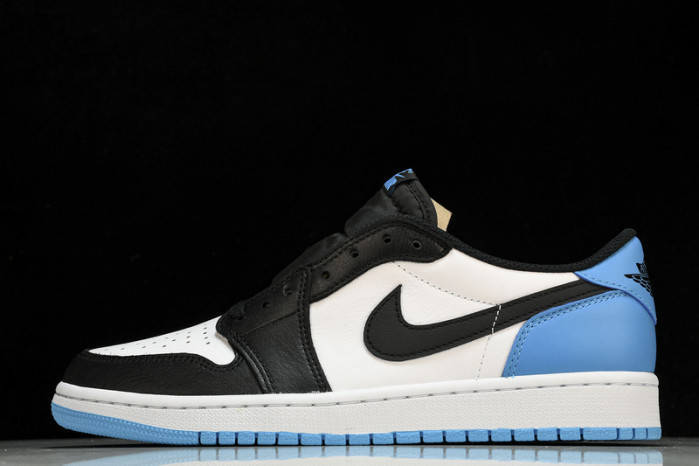 jordan 1 retro low og black dark powder blue cz0790-104
