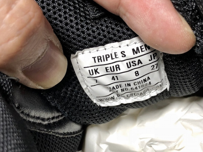 blcg sneaker triple.s.gomma noir green 541624-w0901-2140