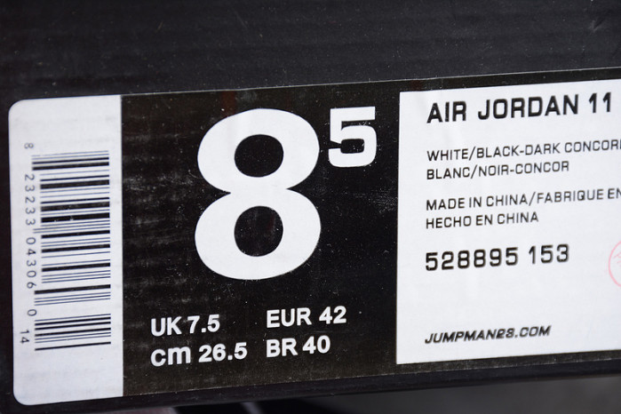 jordan 11 retro low concord 528895-153