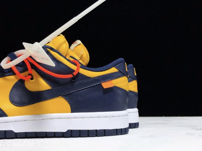 nike dunk low o-w michigan ct0856-700