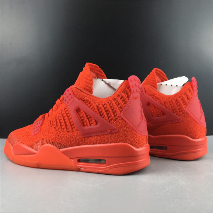 air jordan 4 flyknit “red” aq3559-600