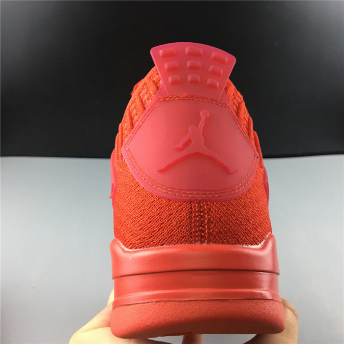 air jordan 4 flyknit “red” aq3559-600