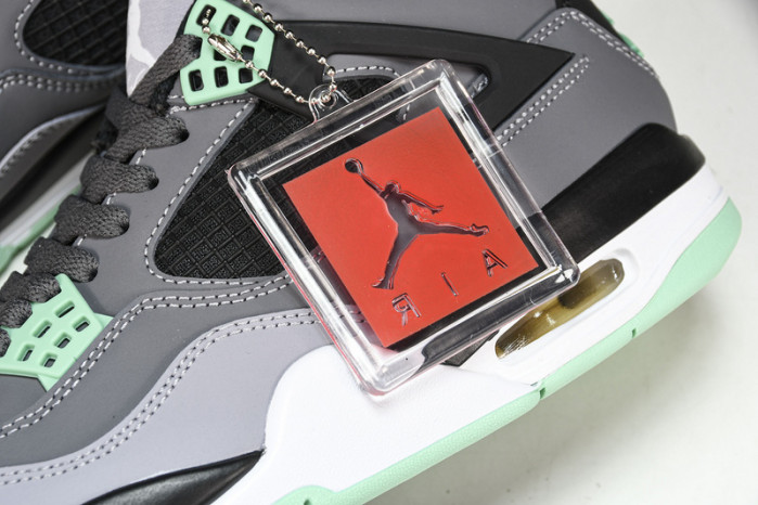 air jordan 4 retro green glow 308497-033