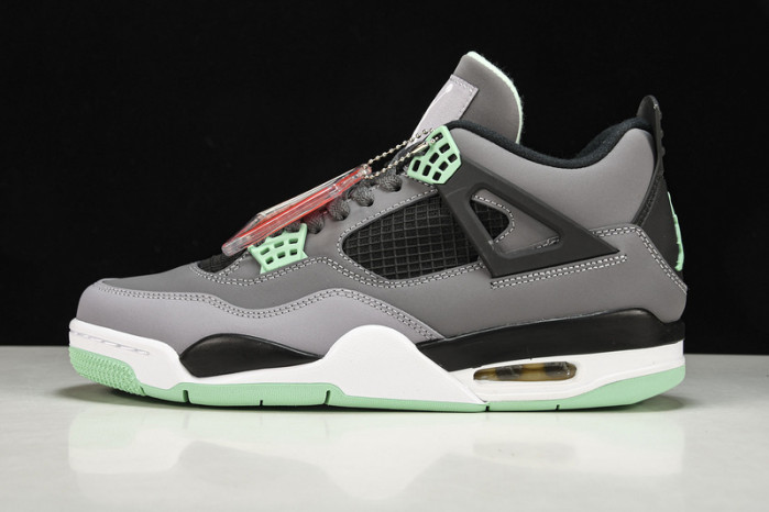 air jordan 4 retro green glow 308497-033