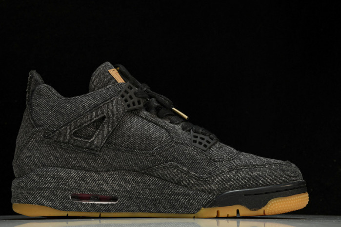 air jordan 4 retro L*v*s nrg L*v*s - black denim ao2571-001