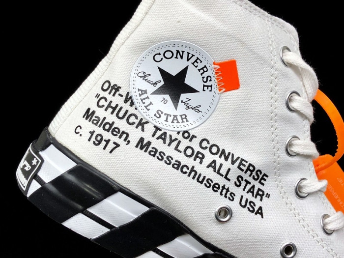 o-w x converse 2.0 white/black 163892c