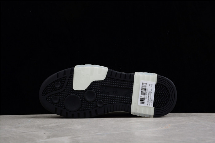 o-w out of office low-top leather sneakers