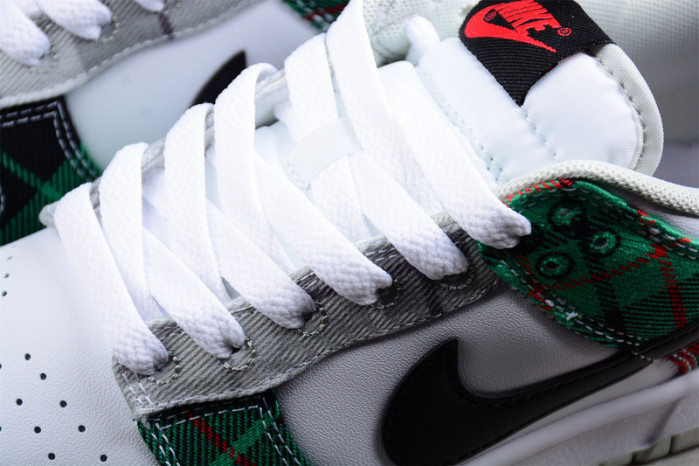 nike dunk low tartan plaid dv0827-100