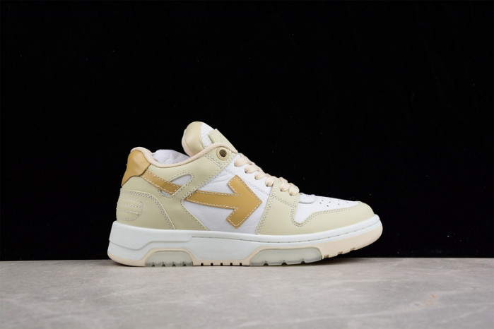 o-w out of office low-top leather sneakers