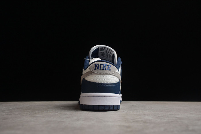 nike dunk low summit white midnight navy fd9749-400