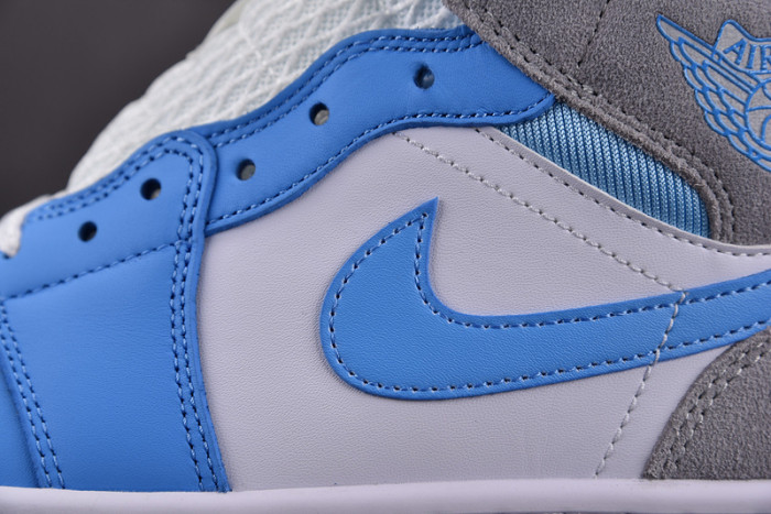 jordan 1 mid university blue grey dx9276-100