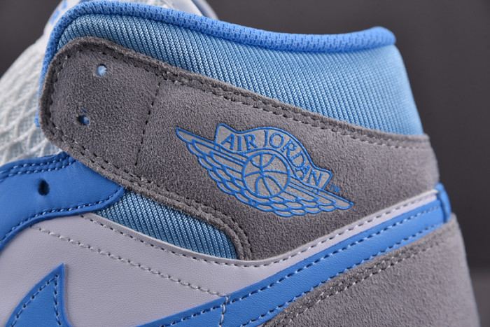 jordan 1 mid university blue grey dx9276-100