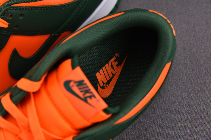 nike dunk low miami hurricanes dd1391-300