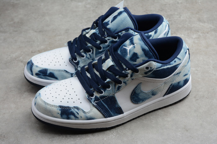 jordan 1 low washed denim cz8455-100