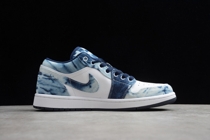 jordan 1 low washed denim cz8455-100