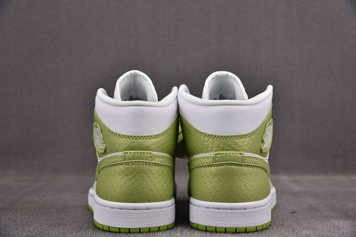 jordan 1 mid green python (w) dv2959-113