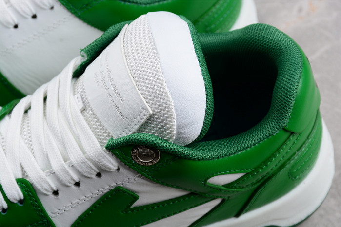 o-w out of office low-top leather sneakers