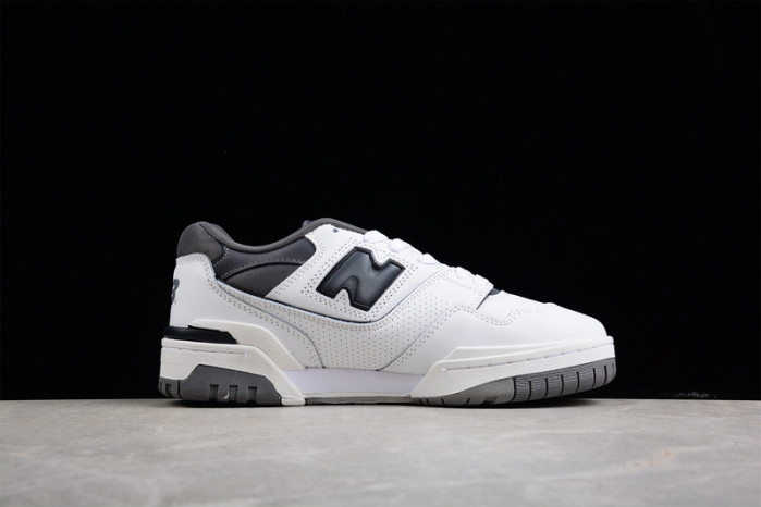 new balance 550 white grey dark grey bb550wtg