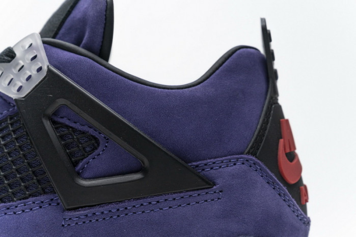 travis scott x air jordan 4 retro purple aj4-766302