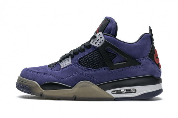 travis scott x air jordan 4 retro purple aj4-766302