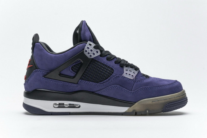 travis scott x air jordan 4 retro purple aj4-766302
