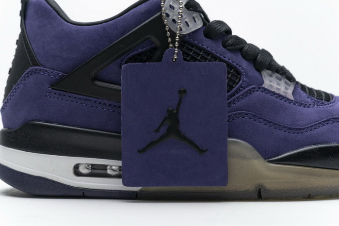travis scott x air jordan 4 retro purple aj4-766302