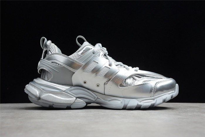 BALENCIAGA Track Trainer Full Silver Matllic 542023W2FS38100