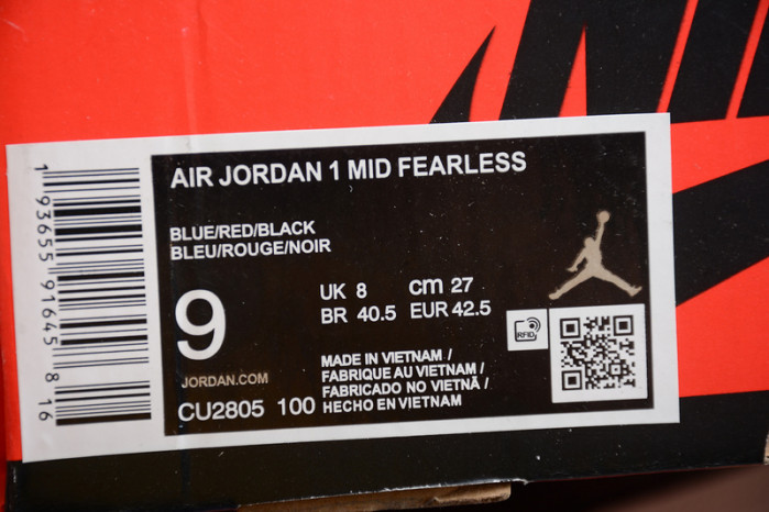 jordan 1 mid se fearless blue the great cu2805-100