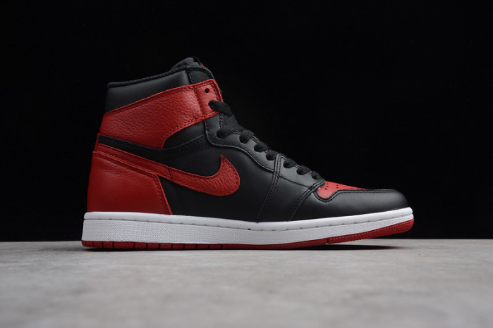 air jordan 1 retro high og banned bred black red 555088-001