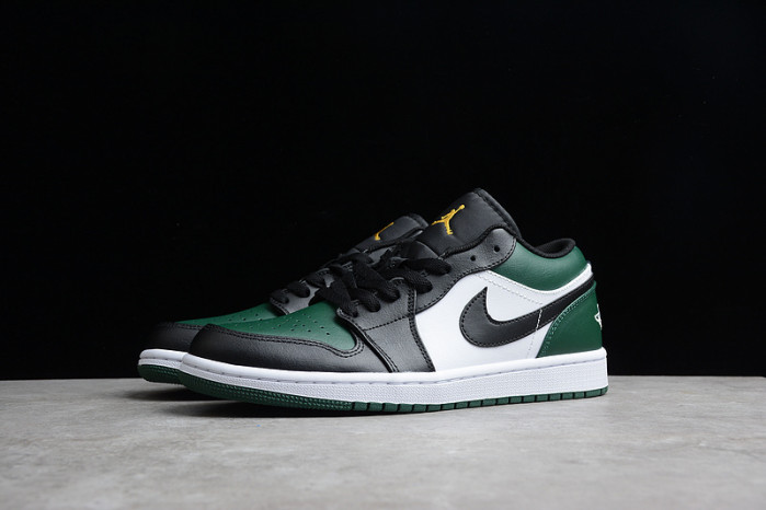 jordan 1 low green toe - 553558-371