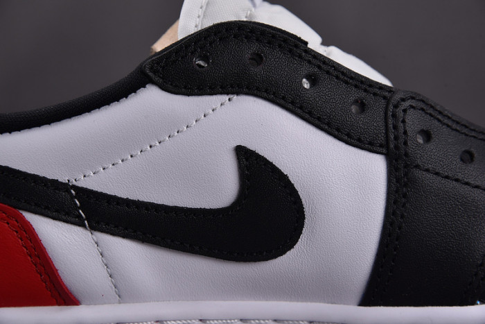 jordan 1 low black toe (gs) 553560-116