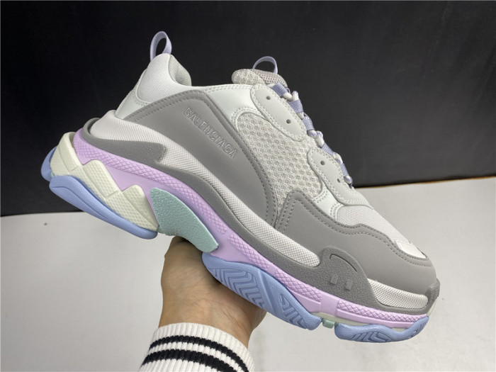 Ba*len*cia*ga sneaker triple.s.gomma gray purple and pink 536737 w2fw1 1977