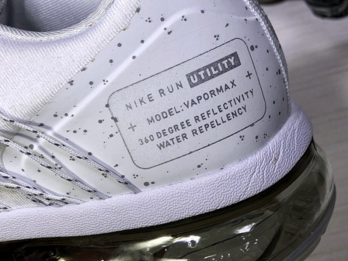 air vapormax run utility white reflect silver (w) aq8811-100