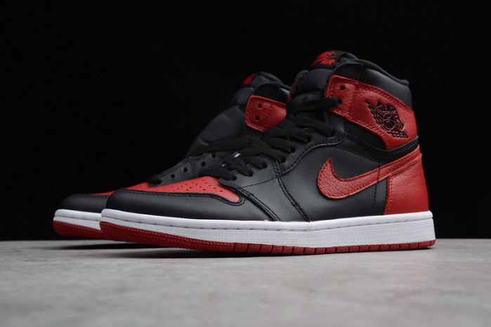 air jordan 1 retro high og banned bred black red 555088-001