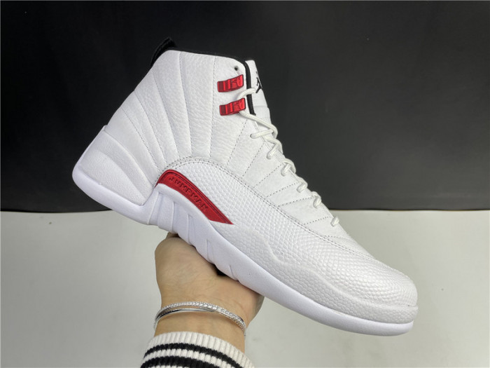 air jordan 12 twist white university red ct8013-106
