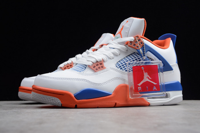 air jordan 4 retro og white blue orange 308497-171