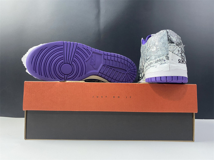 nike dunk low flip the old school dj4636-100