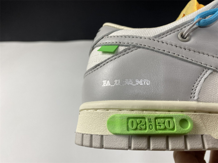 nike dunk low o-w lot 2 dm1602-115