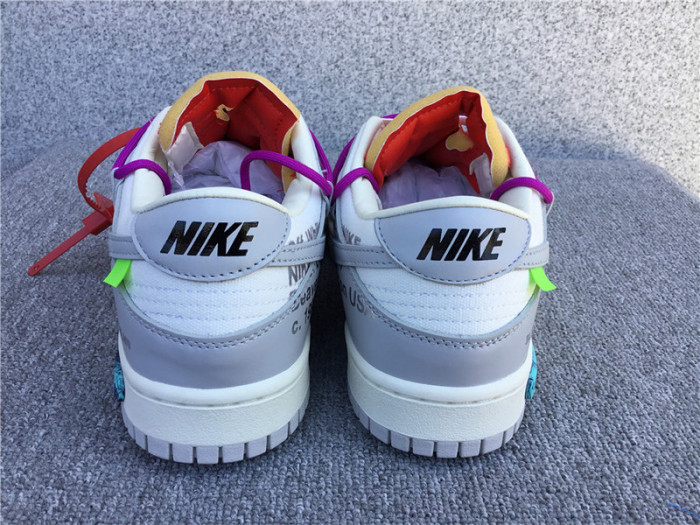 nike dunk low o-w lot 45 dm1602-101