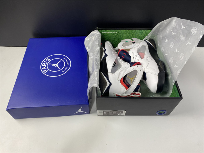 air jordan 7 retro bcfc paris saint-germain psg (2021) cz0789-105