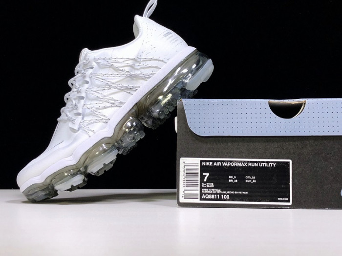 air vapormax run utility white reflect silver (w) aq8811-100