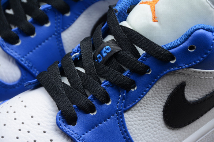 air jordan 1 low hyper royal orange peel 553558-401