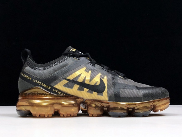 air vapormax 2019 black metallic gold ar6631-002