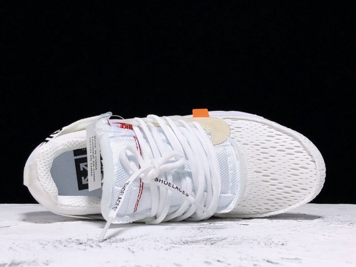 o-w x nike air presto white aa3830-100