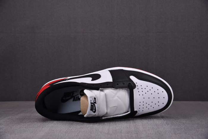 jordan 1 low black toe (gs) 553560-116