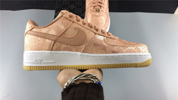 air force 1 low clot rose gold silk cj5290-600